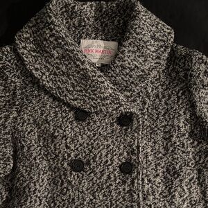 Pink Martini Women's Black/Gray Coat